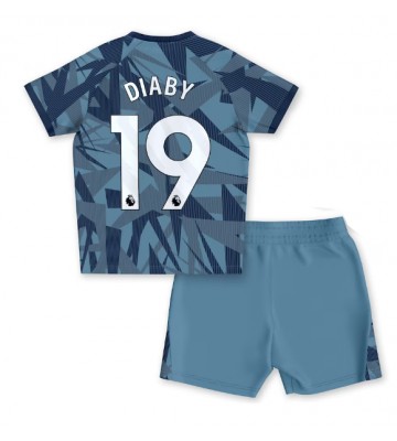 Aston Villa Moussa Diaby #19 Tredjeställ Barn 2023-24 Kortärmad (+ Korta byxor)